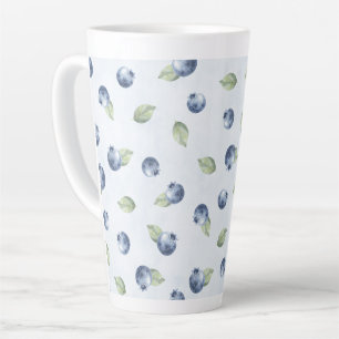 Tasse Latte Bleu Myrtilles Fruit