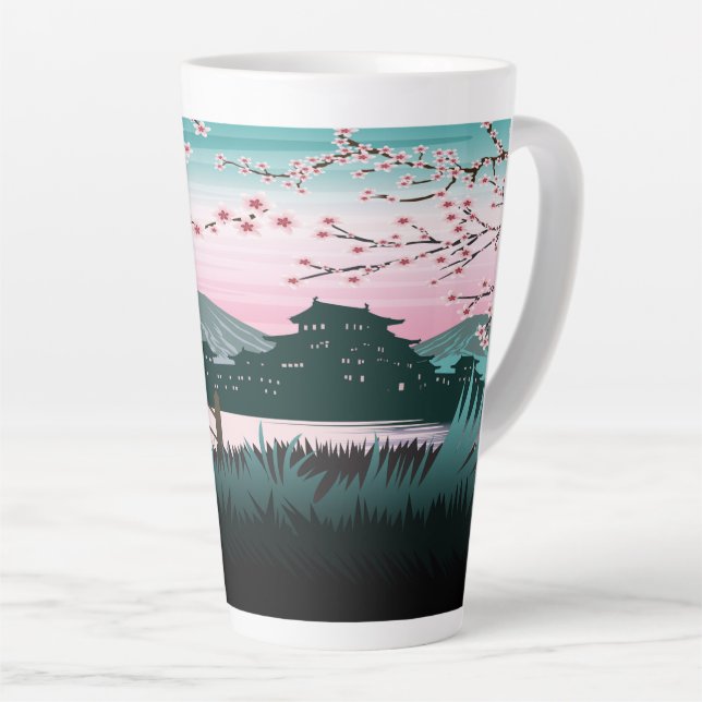 Tasse Latte Blossom (Angle droit)