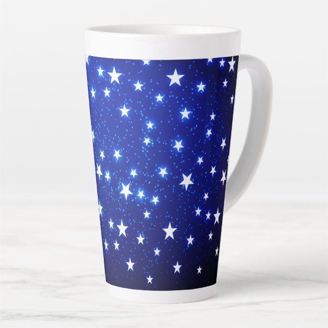 Tasse Latte Blue Stargazer (Angle droit)