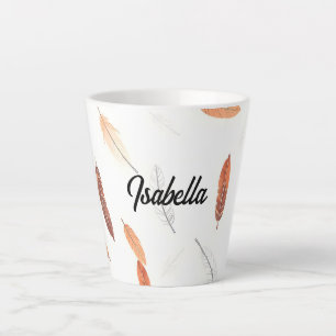 Tasse Latte Boho Popular Feathers Luxe Collection