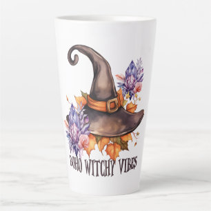 Tasse Latte Boho Witchy Vibes Halloween