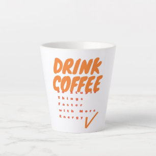 Tasse Latte Boire du café