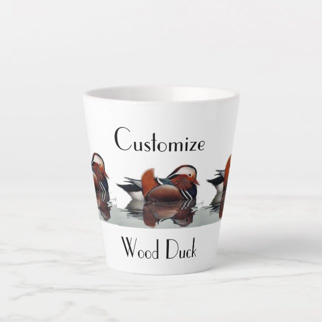 Tasse Latte Bois Canard Thunder_Cove (Devant)