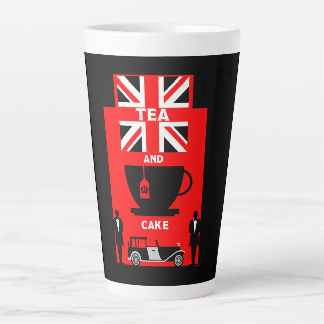 Tasse Latte Boissons de thé britanniques classiques (Devant)