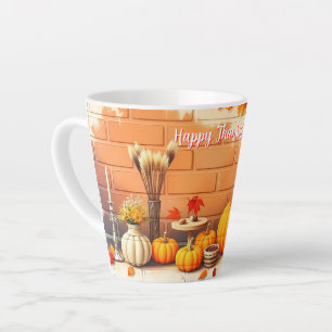 Tasse Latte Bon thanksgiving populaire Belle automne