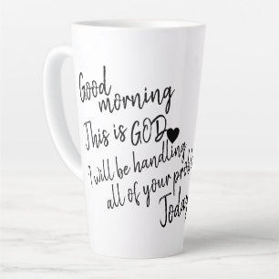 Tasse Latte Bonjour