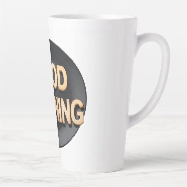 Tasse Latte Bonjour (Droite)