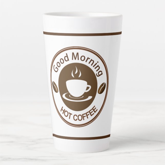 Tasse Latte Bonjour (Devant)