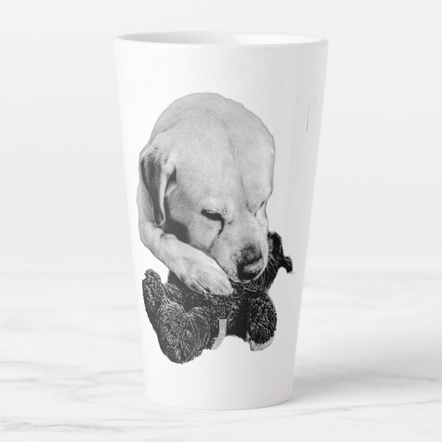 Tasse Latte Bonjour avec mon jouet (Devant)