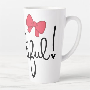 Tasse Latte Bonjour belle