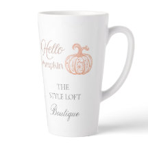 Bonjour Citrouille Marque d'automne pour boutique