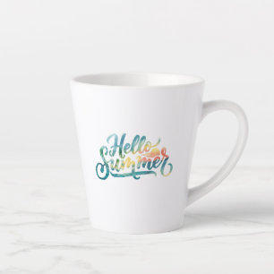 Tasse Latte Bonjour l'été