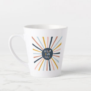 Tasse Latte Bonjour Sunshine