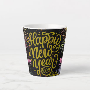 Tasse Latte Bonne année 2023 Thunder_Cove