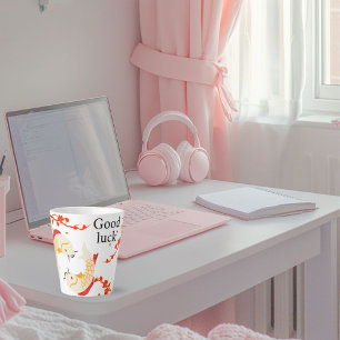 Tasse Latte Bonne chance Poisson Koi avec Sakura   Japonais él