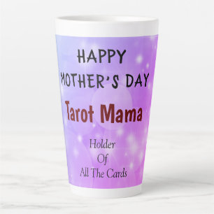 Tasse Latte Bonne fête des mères Tarot Mama design