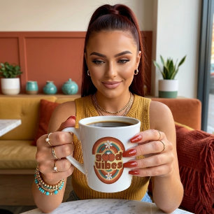 Tasse Latte Bonne Vibration