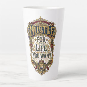 Tasse Latte Bosse Pour La Vie Que Vous Désirez - Couronne Roya
