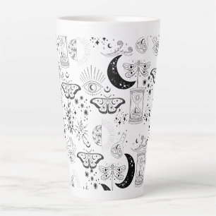 Tasse Latte Bouche céleste, goth, sorcière