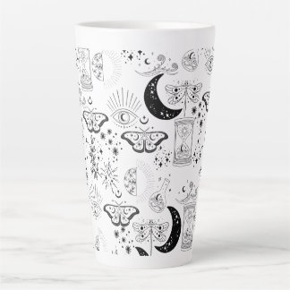 Tasse Latte Bouche céleste, goth, sorcière
