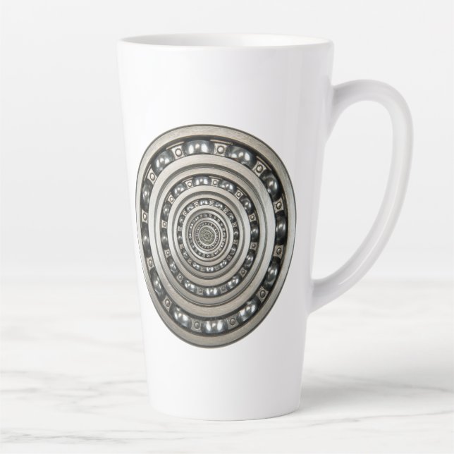 Tasse Latte Boucles de course à méta vitesse infinie (Droite)
