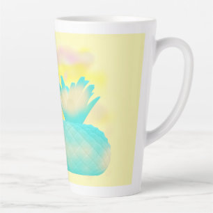 Tasse Latte Boucles de fruits art misty ananas magiques