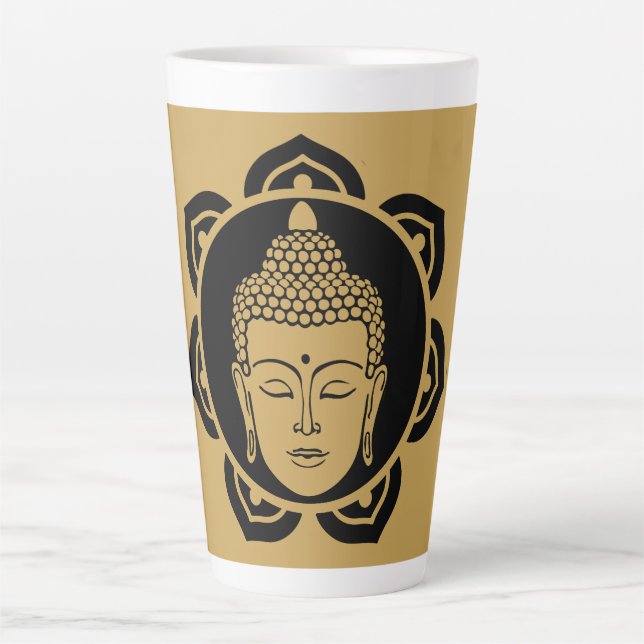 Tasse Latte Bouddha Vesak Bouddha Purnima Bouddha Day (Devant)