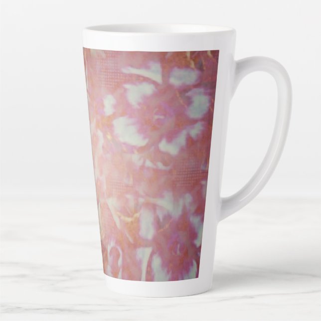 Tasse Latte Boue en latte des fleurs vintages (Droite)