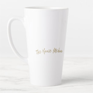 Tasse Latte Boue en latte moyenne de la maison