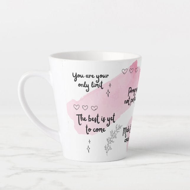 Tasse Latte Boue en latte rose (Gauche)