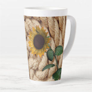 Tasse Latte Boue latte de la corde de tournesol