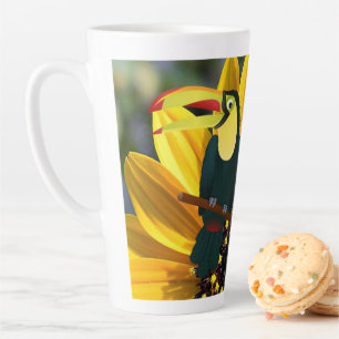 Tasse Latte Boue latte de perroquet de tournesol