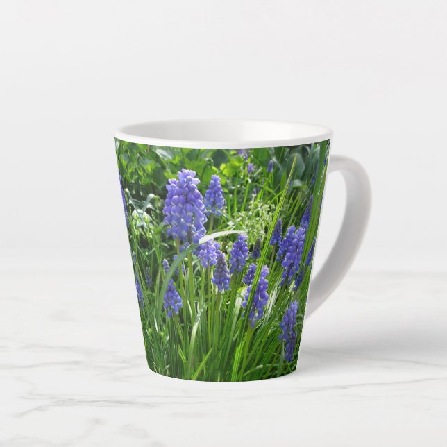 Tasse Latte Boue Latte Hyacinth Graphe (Angle droit)