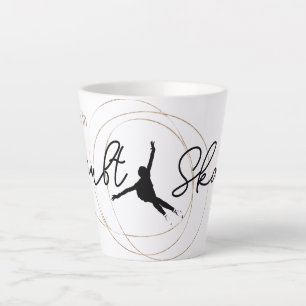 Tasse Latte Boug de patinage artistique "En cas de doute Patin