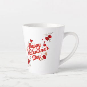 Tasse Latte Boug en latte avec lave aquarelle et dragon Whimsi