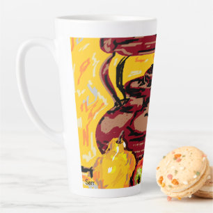 Tasse Latte Boug en latte / Boulette de thé aux fruits