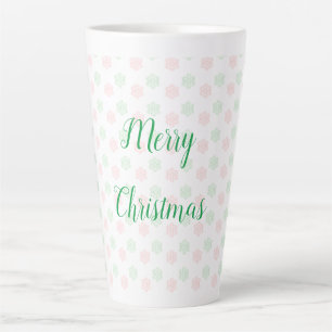 Tasse Latte Boule de neige de Noël