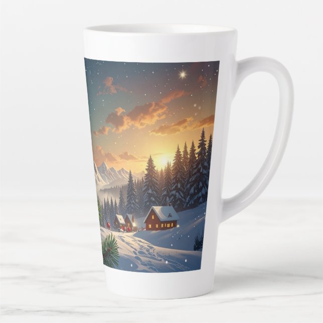 Tasse Latte boule de Noël (Droite)