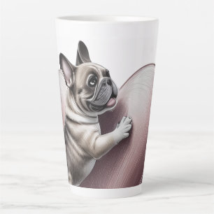 Tasse Latte Bouledogue Français Je t'aime