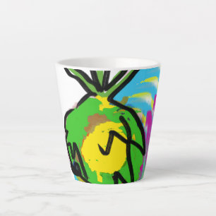 Tasse Latte Bouteille d'eau