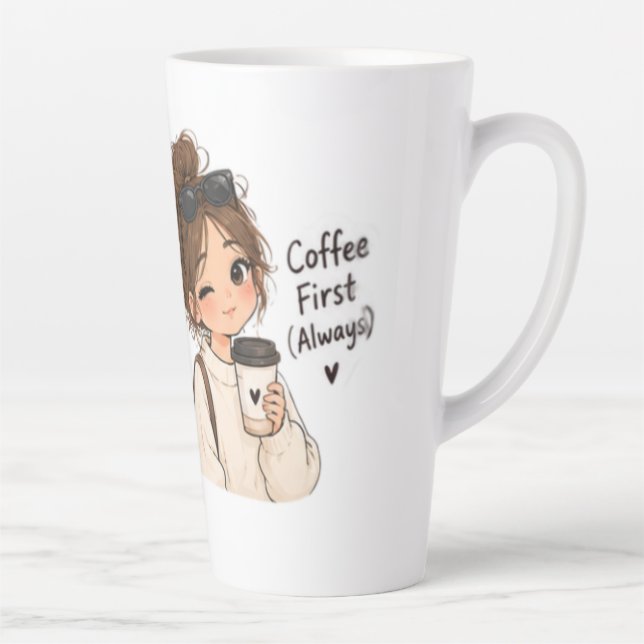 Tasse Latte Bouteille d'eau (Droite)