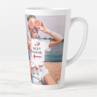 Tasse Latte Bouteille d'eau personnalisée pour meilleure amie