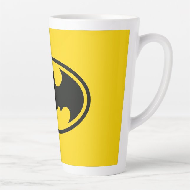 Tasse Latte Bouton Batman (Droite)
