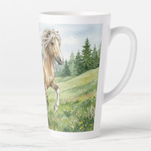 Tasse Latte Brana Pinto Palomino Aquarelle islandaise
