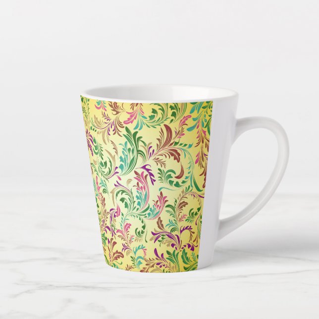 Tasse Latte Branches Design Motif-444555 (Droite)