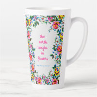 Bright Floral Laughter Dot Grid Journal