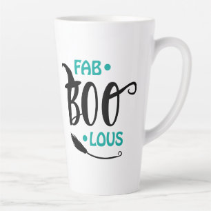 Tasse Latte Broomstick de sorcière d'Halloween Fab-Boo-Lous