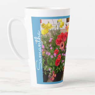 Tasse Latte Bulbes de printemps Rannunculus fleurs fleurs