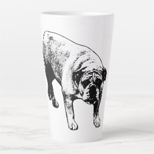 Tasse Latte Bulldog Christmas Brew