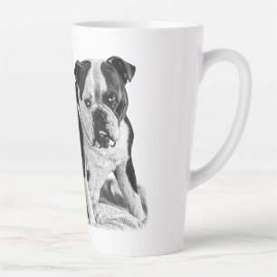 Tasse Latte Bulldog Reverie, à l'ombre douce